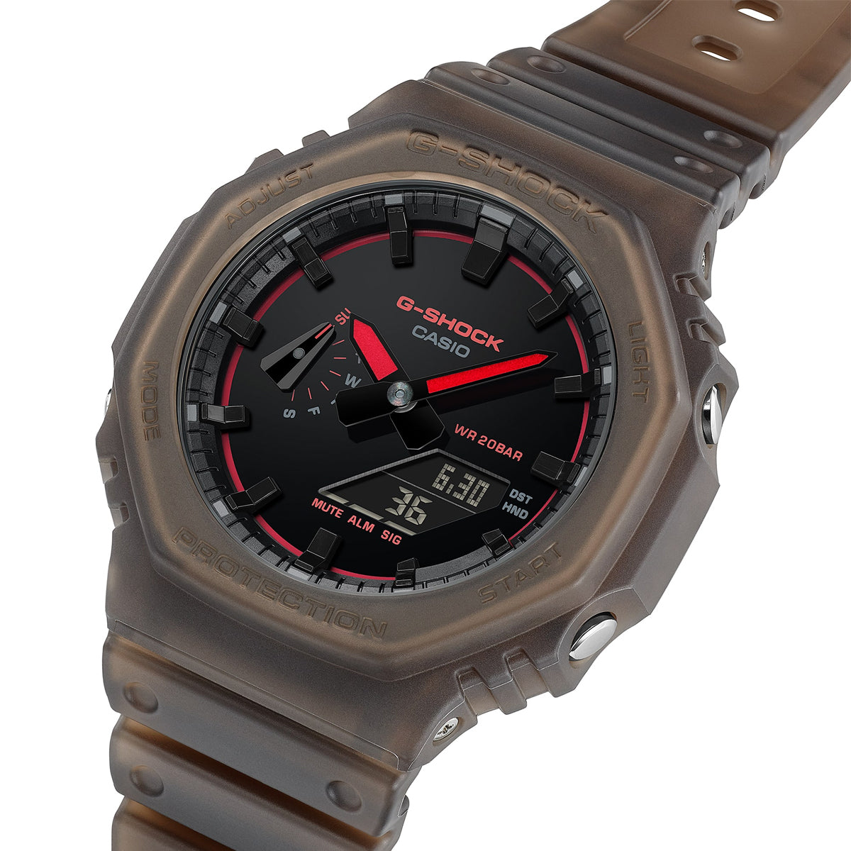 CASIO G-SHOCK OAK - SMOKE LIGHT SERIE - BROWN ***NEW!*** — Ansicht 4