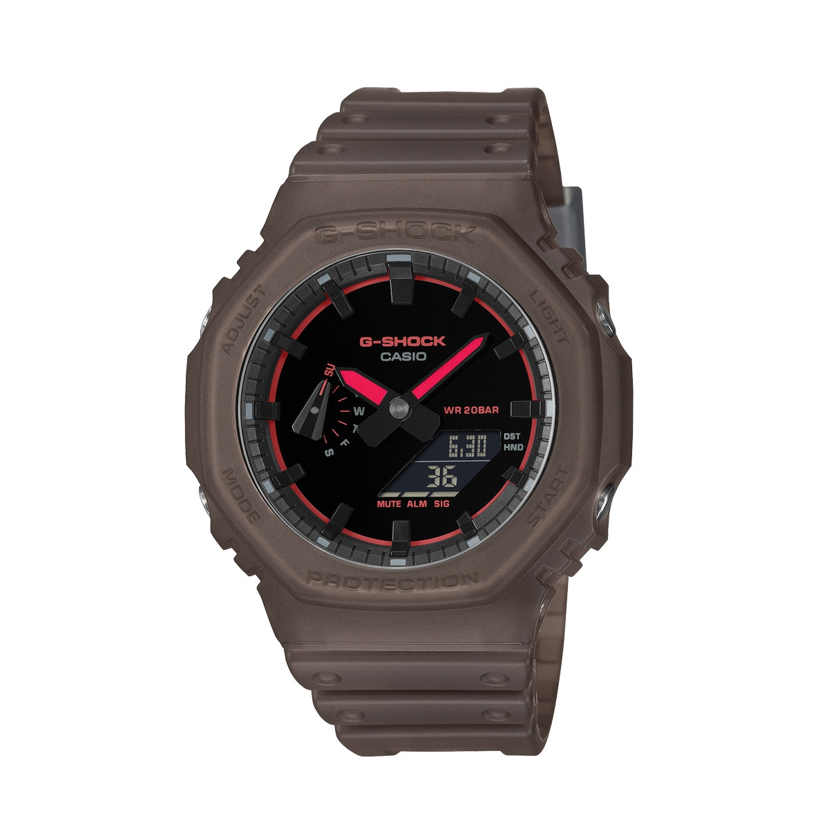CASIO G-SHOCK OAK - SMOKE LIGHT SERIE - BROWN ***NEW!*** — Ansicht 1