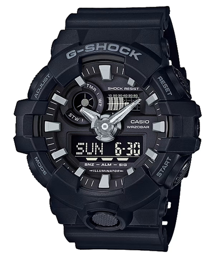 CASIO G-SHOCK OVERSIZED FULL BLACK — Ansicht 1