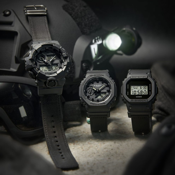 CASIO G-SHOCK BOLD - BLACK CORDURA ECO FABRIC STRAP SERIE — Ansicht 3