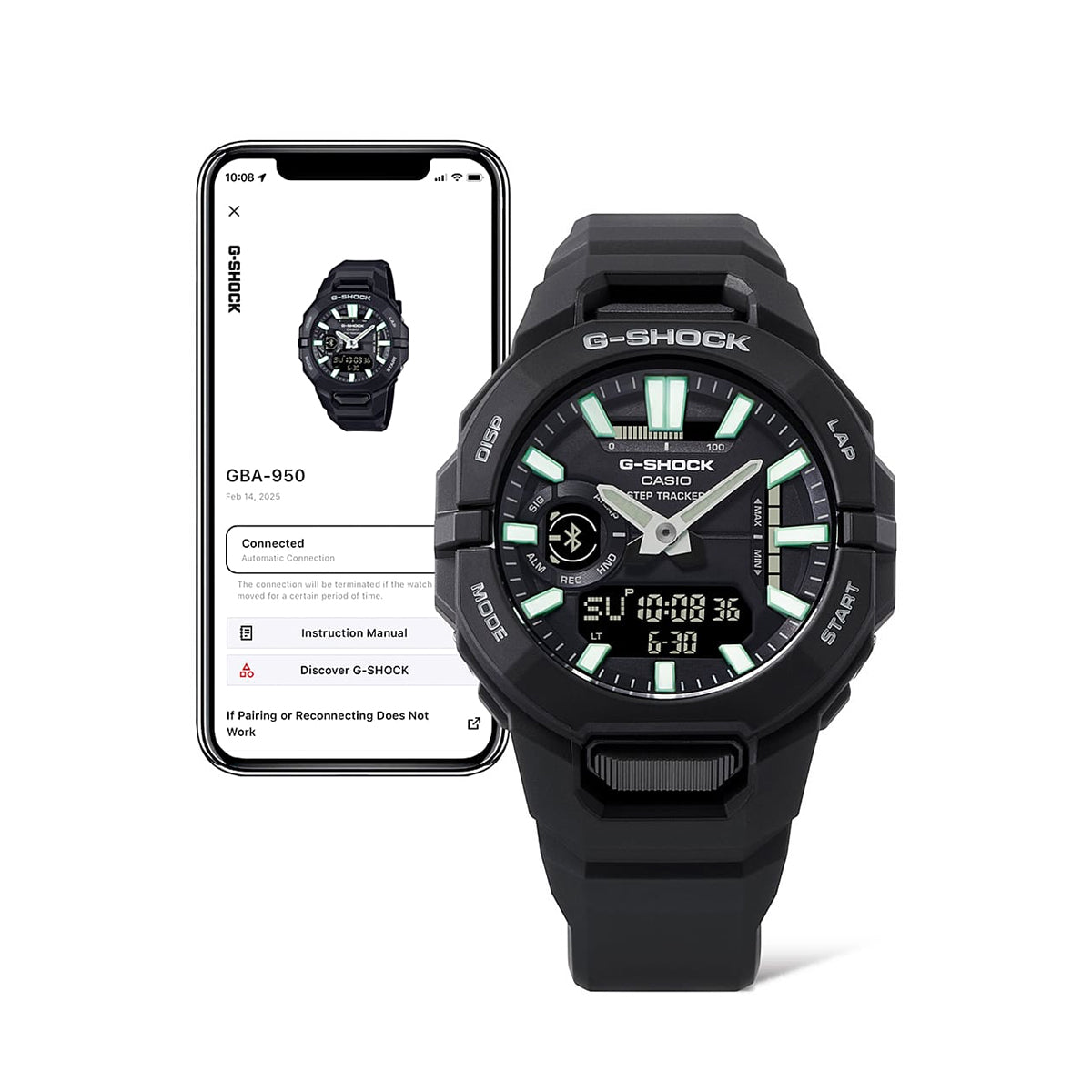 CASIO G-SHOCK G-SQUAD Strap Tracker (Compatible with STRAVA) — Ansicht 4