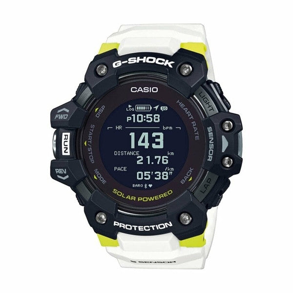 CASIO G-SHOCK G-SQUAD BLUETOOTH - Heart Rate Monitor - WHITE / BLACK — Ansicht 1