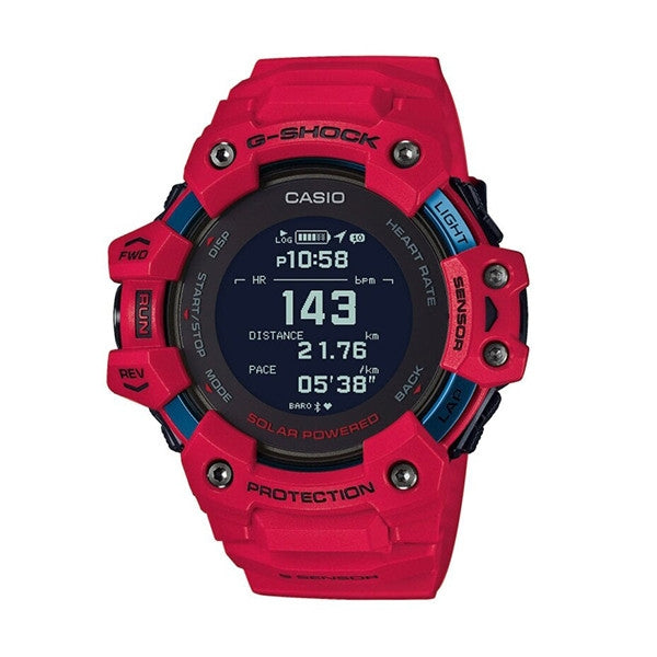 CASIO G-SHOCK G-SQUAD BLUETOOTH - Heart Rate Monitor - RED — Ansicht 1