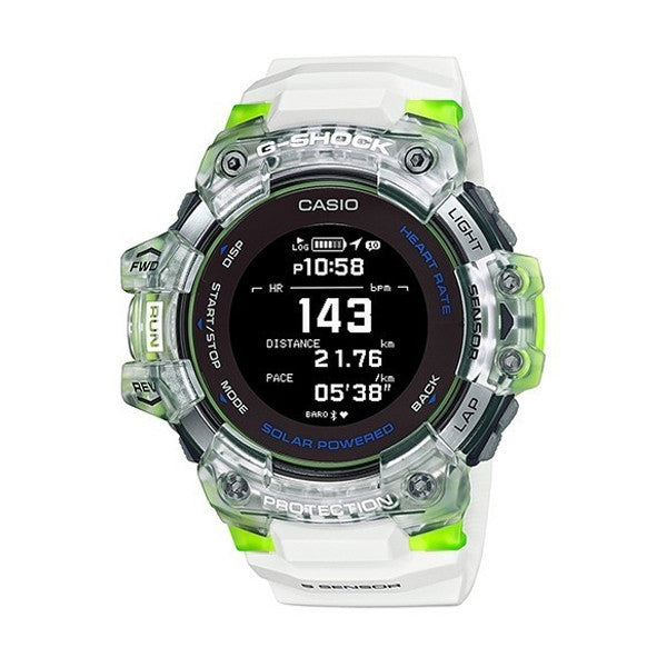 CASIO G-SHOCK G-SQUAD BLUETOOTH - Heart Rate Monitor - WHITE / GREEN — Ansicht 1