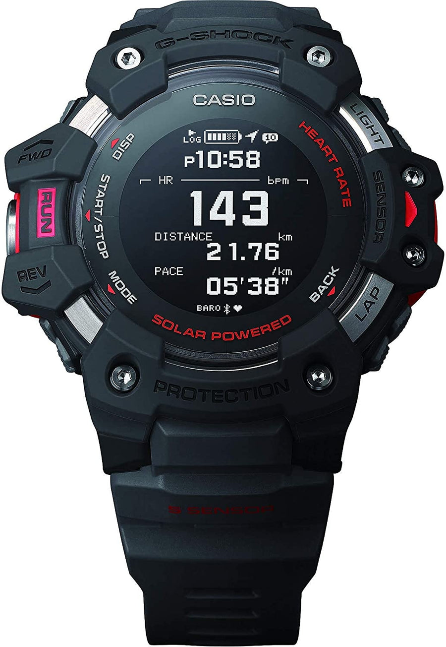 CASIO G-SHOCK G-SQUAD BLUETOOTH - Heart Rate Monitor - ALL BLACK — Ansicht 1