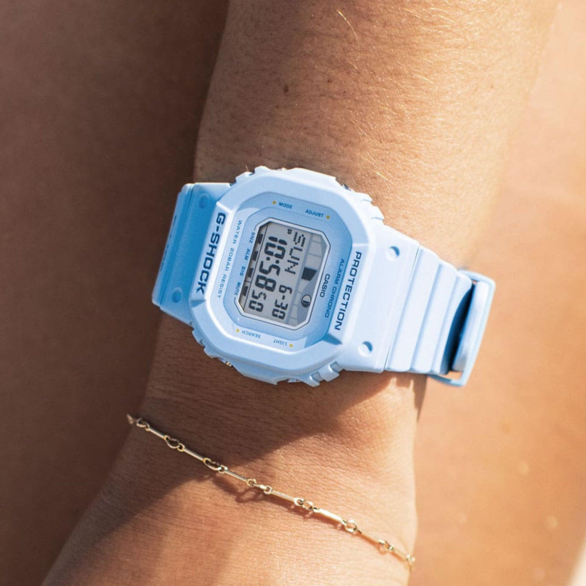 CASIO G-SHOCK G-LIDE Mid-Blue - SURF TIDE GRAPHS — Ansicht 5