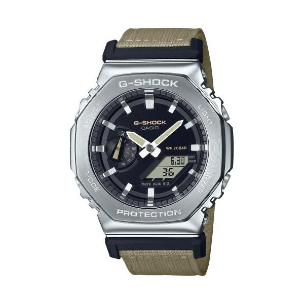 CASIO G-SHOCK OAK METAL COVERED - UTILITY SERIE KHAKI BEIGE — Ansicht 1