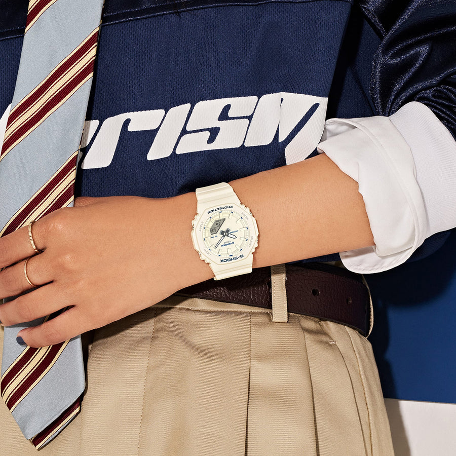 CASIO G-SHOCK OAK COMPACT - BLUE ACCENT SERIE - IVORY — Ansicht 2