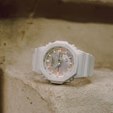 CASIO G-SHOCK OAK COMPACT TONE ON TONE SERIE - POLARIZED DIAL SERIE - WHITE, MOP — Ansicht 2