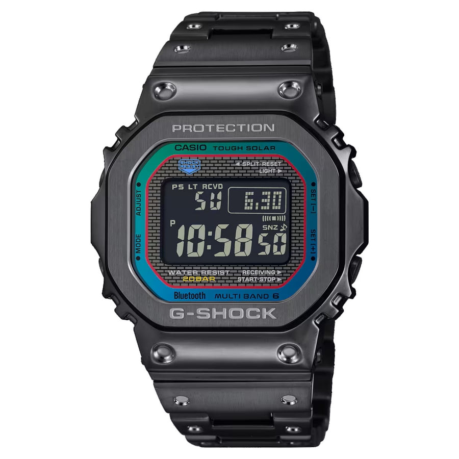 CASIO G-SHOCK MASTER OF G THE ORIGIN FULL METAL - POLYCHROMATIC ACCENTS SERIE Black — Ansicht 1