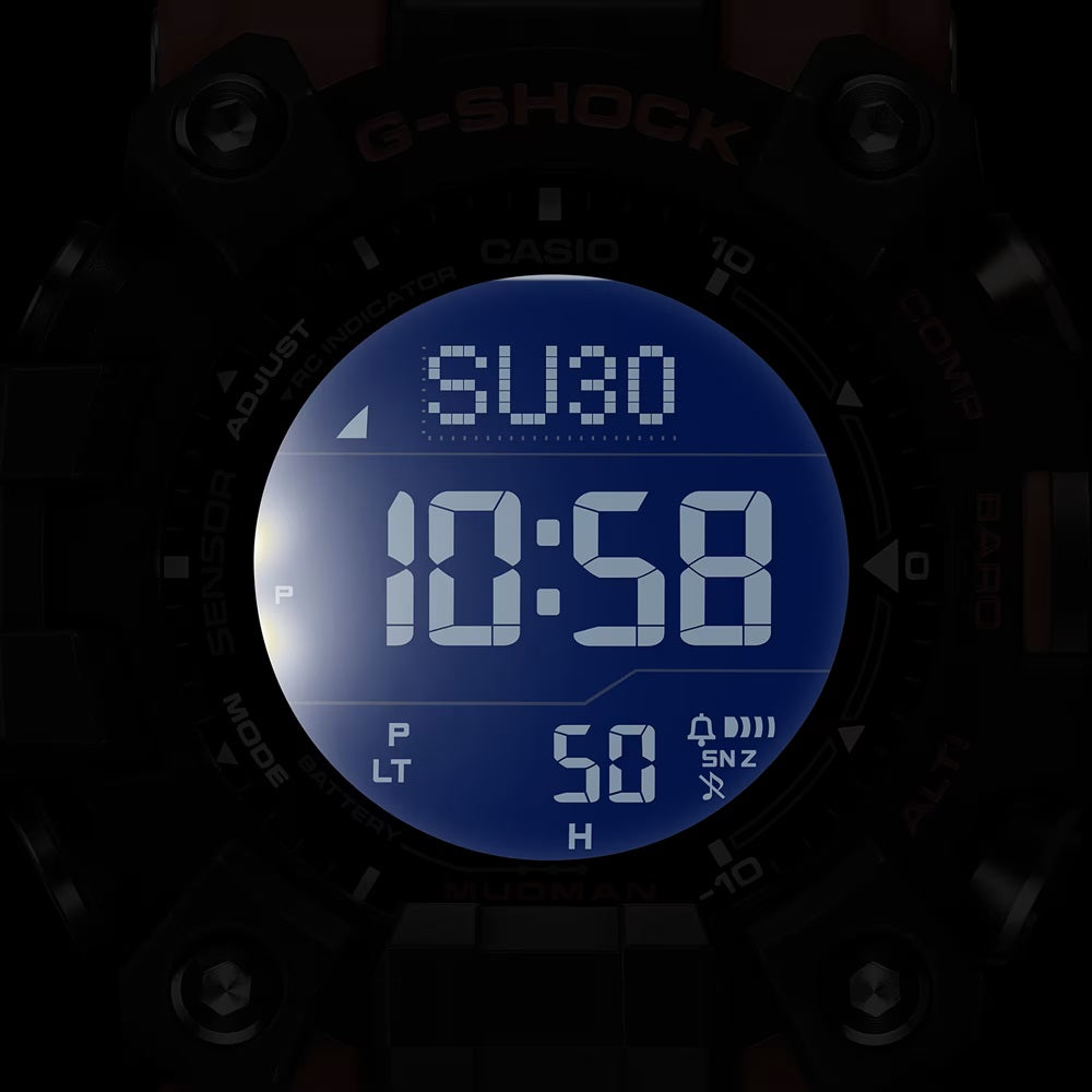 CASIO G-SHOCK MASTER OF G MUDMAN Black/Red — Ansicht 3