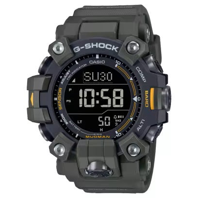 CASIO G-SHOCK MASTER OF G MUDMAN Army Green — Ansicht 1