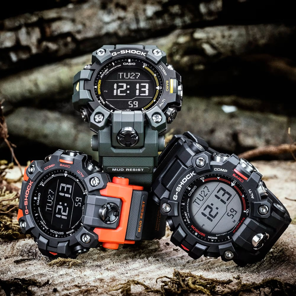 CASIO G-SHOCK MASTER OF G MUDMAN Army Green — Ansicht 5