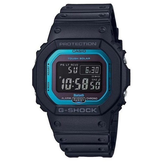 G-SHOCK THE ORIGIN Blueetooth BLACK ELETRIC BLUE — Ansicht 1