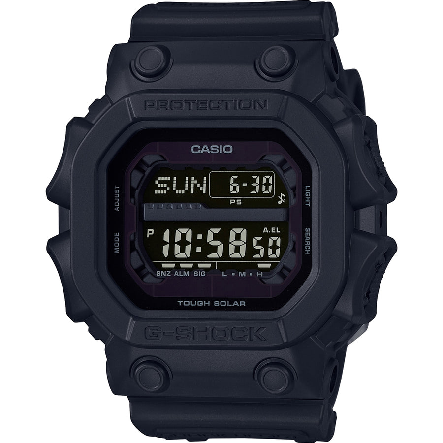 CASIO G-SHOCK THE KING XL - ALL BLACK, MATT - GREEN BACKLIGHT — Ansicht 1