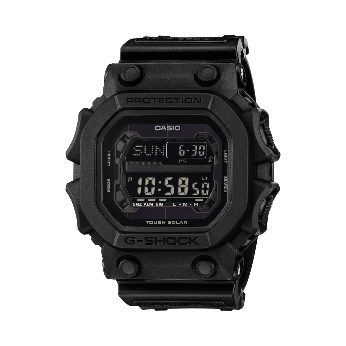 CASIO G-SHOCK THE KING XL - ALL BLACK - WHITE BACKLIGHT — Ansicht 1