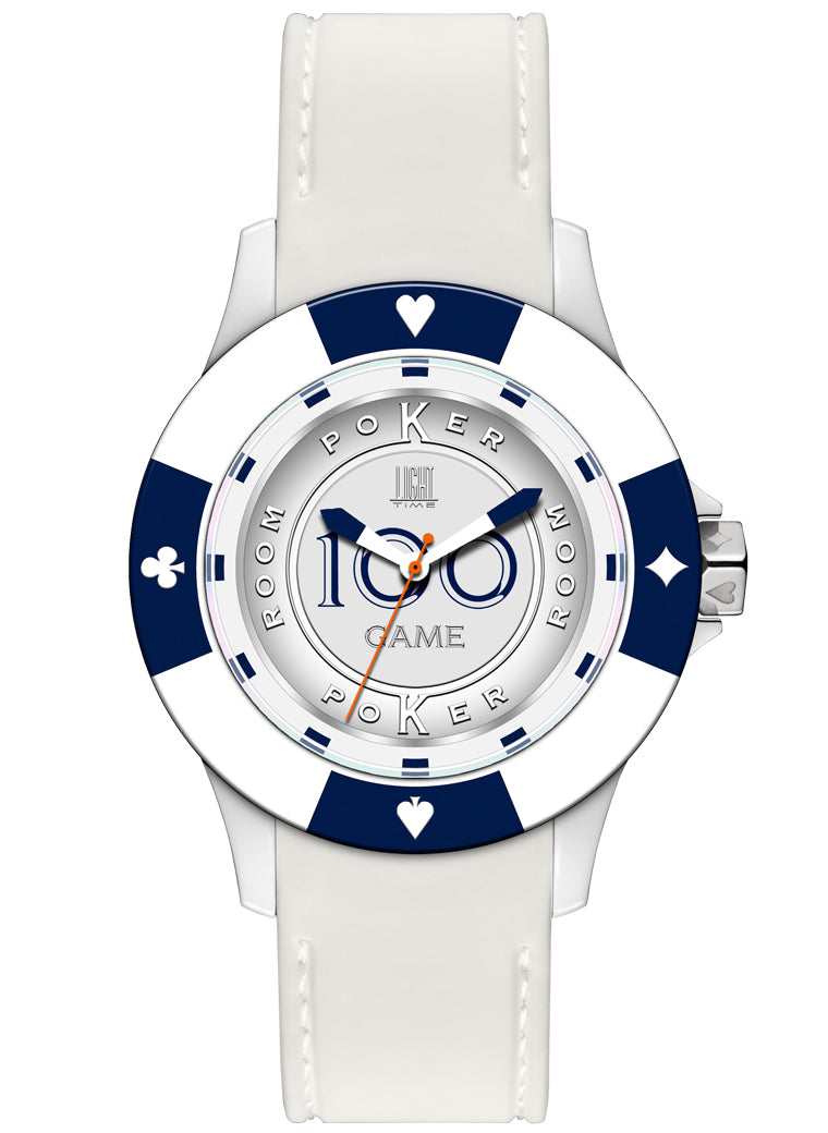 LIGHT TIME POKER - White / Blue — Ansicht 1