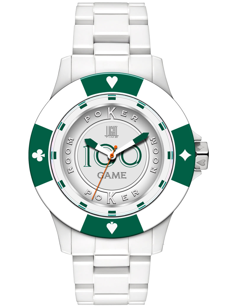 LIGHT TIME POKER - White / Green — Ansicht 1