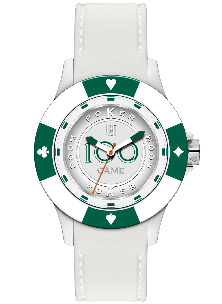 LIGHT TIME POKER - White / Green — Ansicht 1