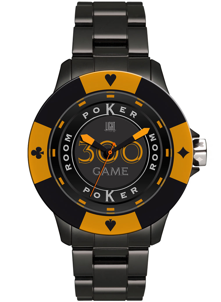 LIGHT TIME POKER - Black / Orange — Ansicht 1
