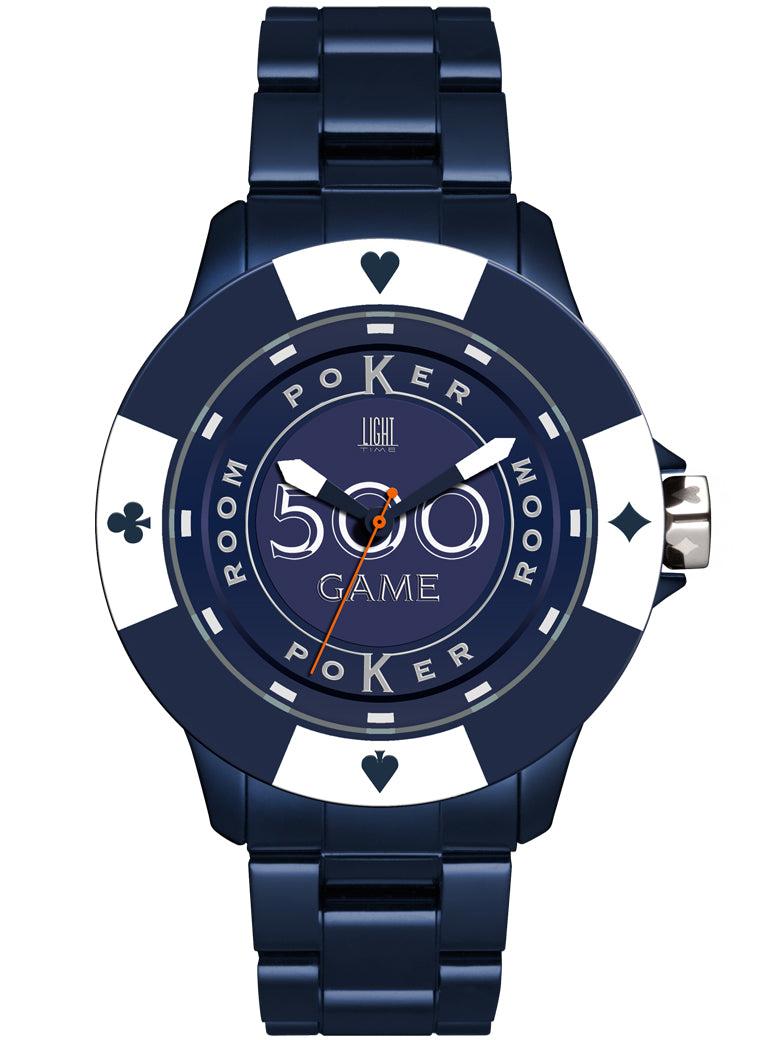 LIGHT TIME POKER - Blue / White — Ansicht 1