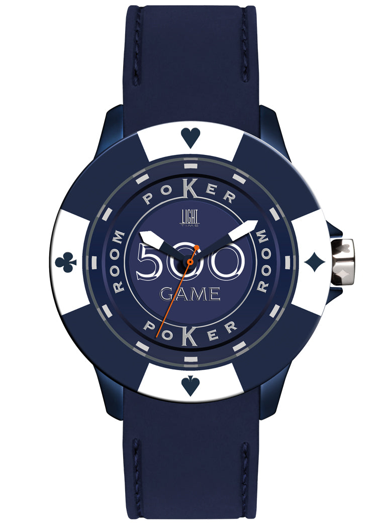 LIGHT TIME POKER - Blue / White — Ansicht 1