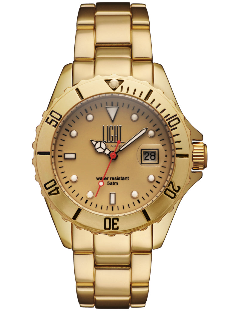 LIGHT TIME DIVER GOLD ALUMINIUM — Ansicht 1
