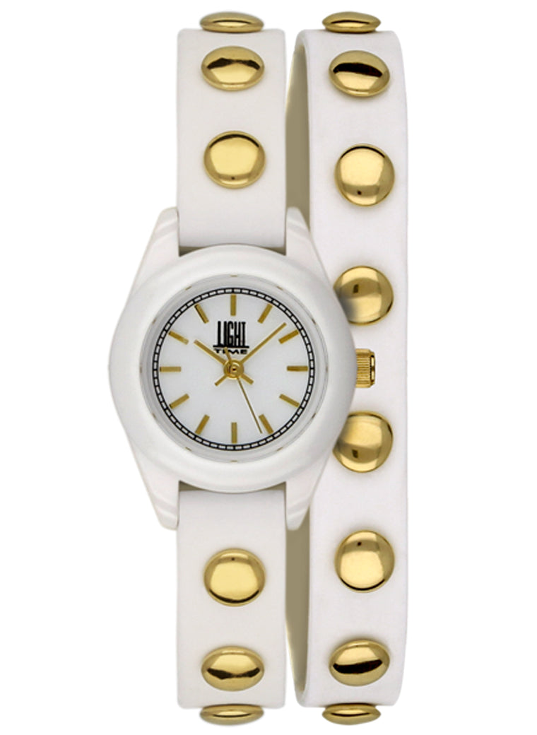 LIGHT TIME PUNK - White / Gold — Ansicht 1