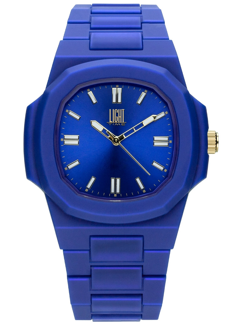 LIGHT TIME VELVET NAUTILUS - Blue — Ansicht 1