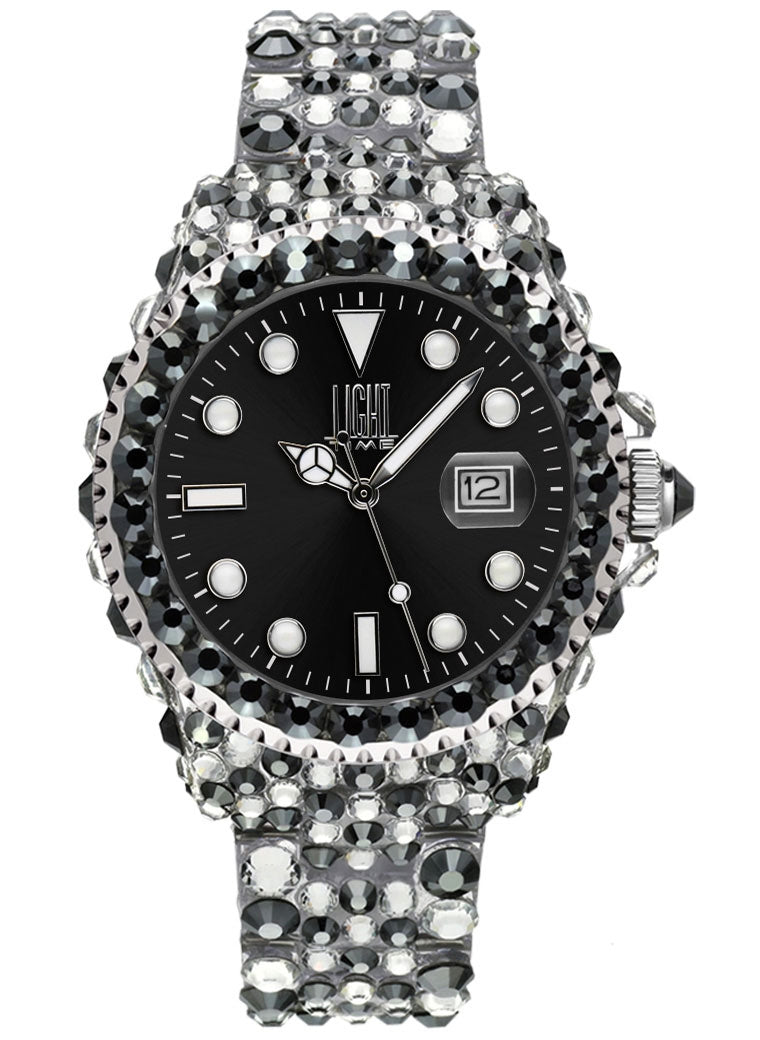 LIGHT TIME MEDITERRANEO - Full Strass / Black — Ansicht 1