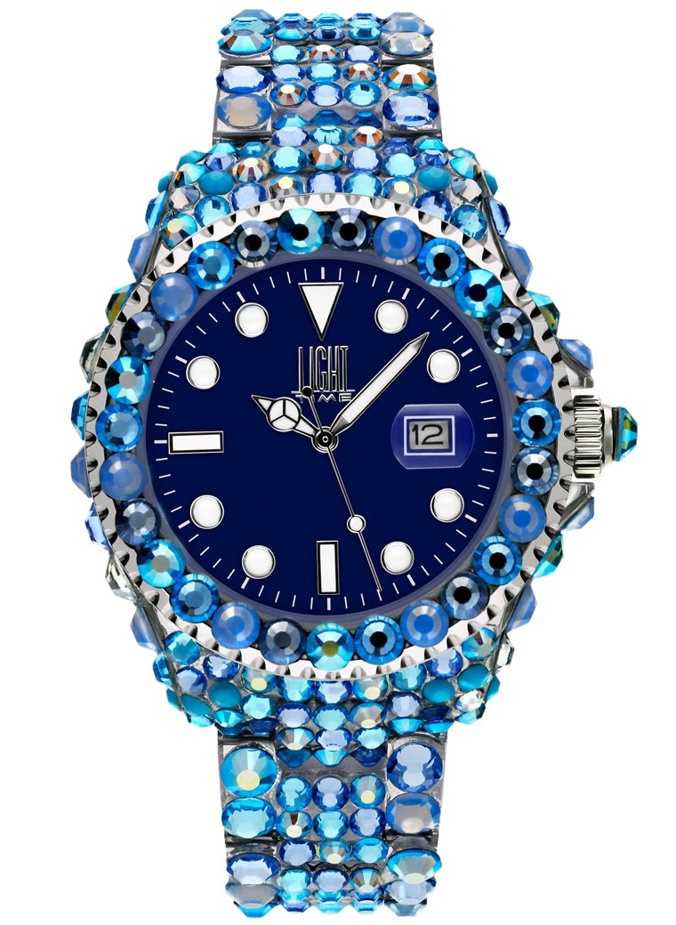 LIGHT TIME MEDITERRANEO - Full Strass / Blue — Ansicht 1