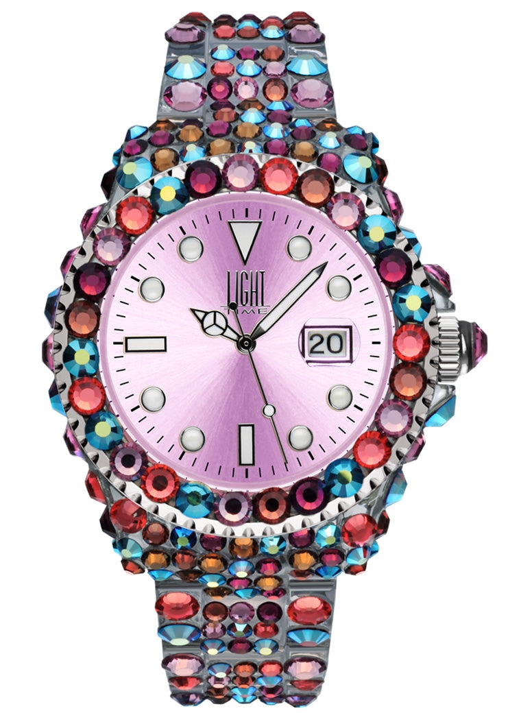 LIGHT TIME MEDITERRANEO - Full Strass / Pink — Ansicht 1