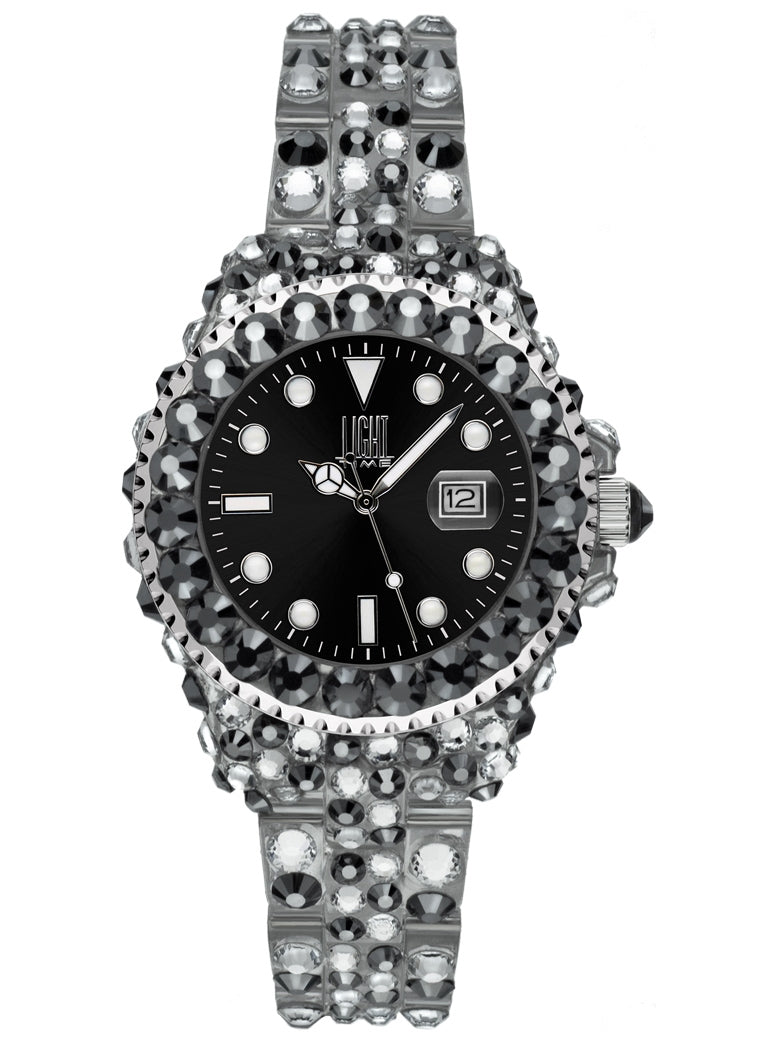 LIGHT TIME MEDITERRANEO - Full Strass / Black — Ansicht 1