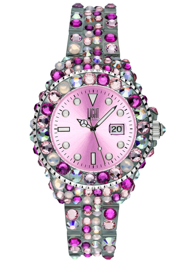 LIGHT TIME MEDITERRANEO - Full Strass / Pink — Ansicht 1