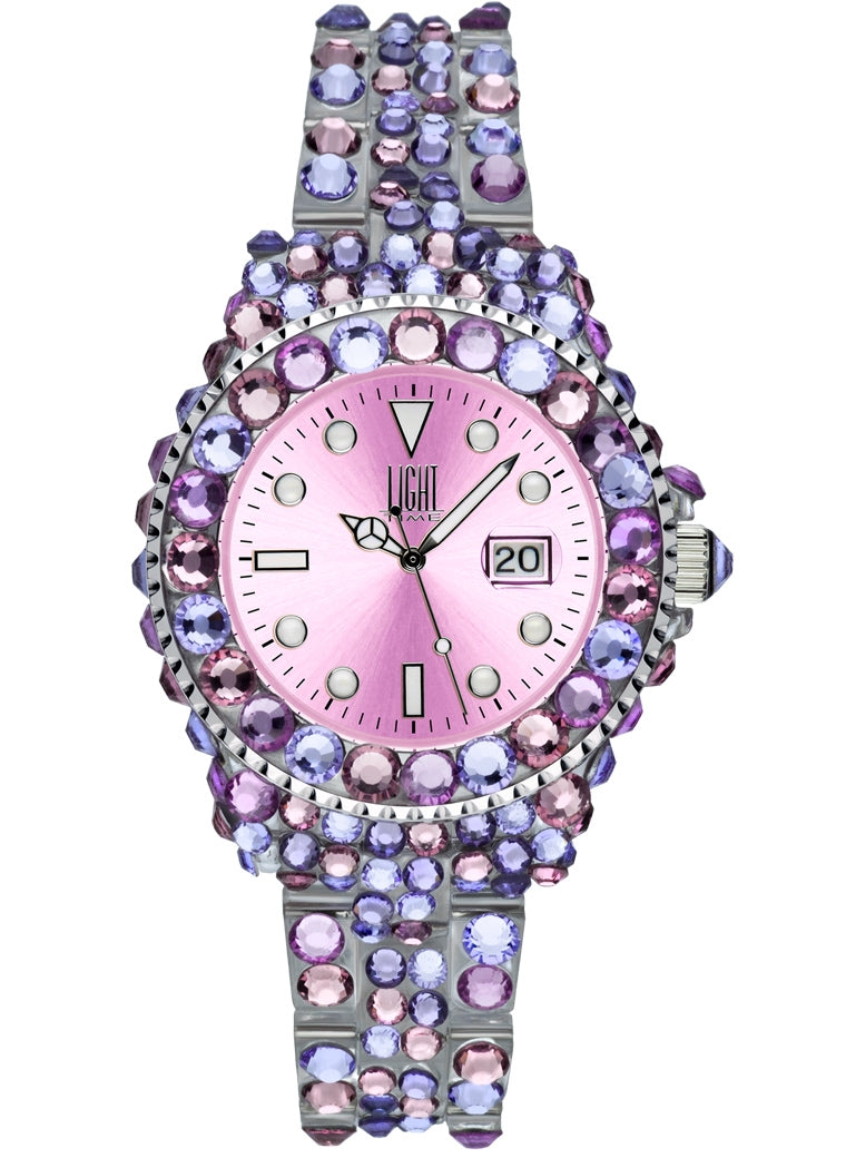 LIGHT TIME MEDITERRANEO - Full Strass / Pink — Ansicht 1