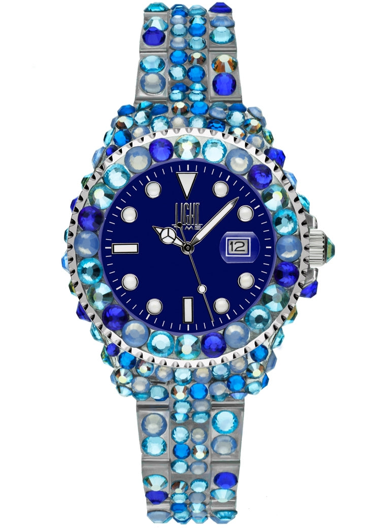 LIGHT TIME MEDITERRANEO - Full Strass / Blue — Ansicht 1