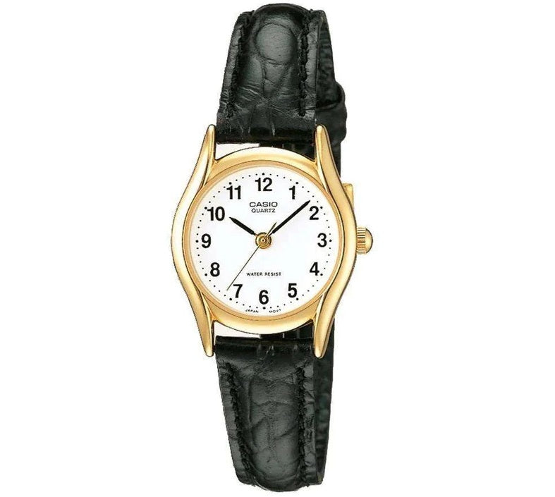 CASIO COLLECTION ONLY TIME, LEATHER - GOLD — Ansicht 1