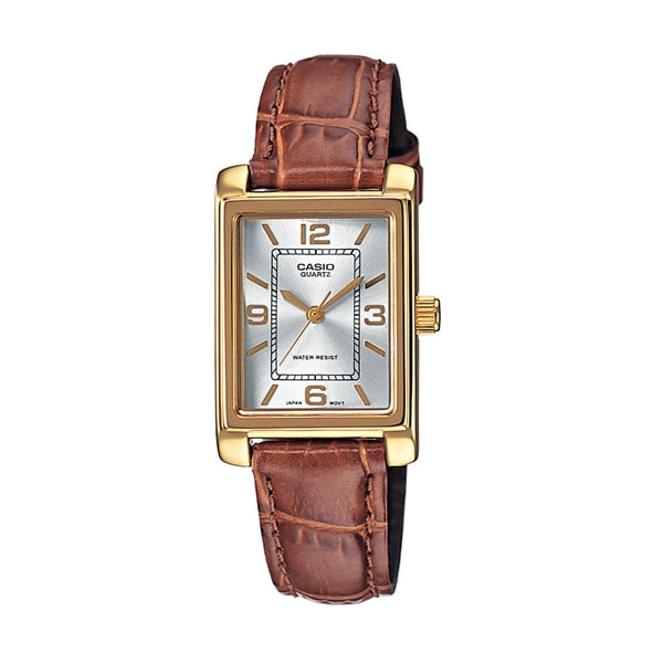 CASIO COLLECTION TANK, LEATHER - ARGENTEE — Ansicht 1