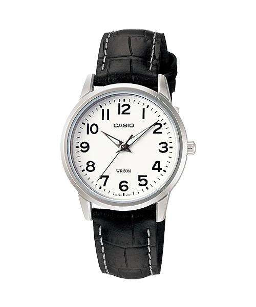 CASIO COLLECTION LADY 3H - LEATHER, WHITE — Ansicht 1