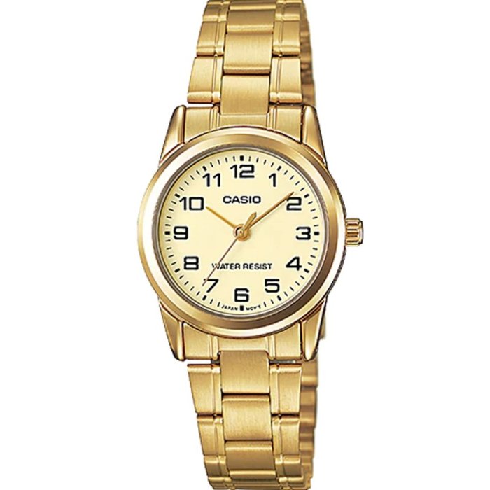 CASIO COLLECTION LADY 3H, GOLD - CHAMPAGNE — Ansicht 1