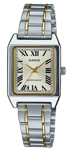 CASIO COLLECTION LADY TANK, ALLOY, SILVER&GOLD - CHAMPAGNE — Ansicht 1
