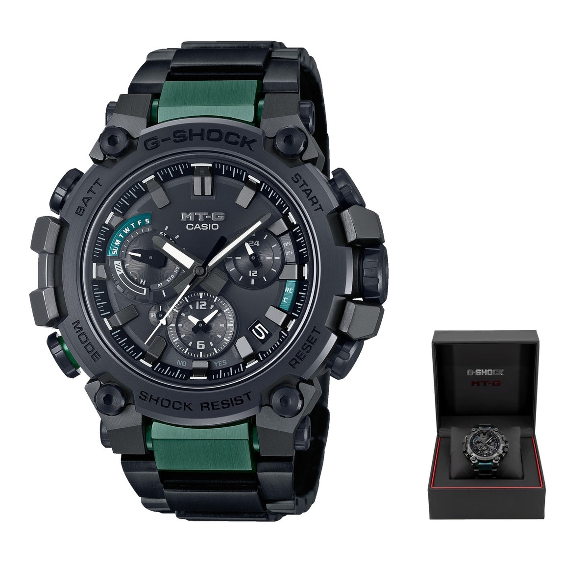 CASIO G-SHOCK MASTER OF G METAL TWISTED-G SOLAR POWERED — Ansicht 1