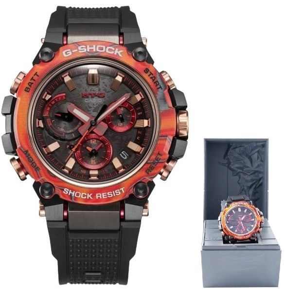 CASIO G-SHOCK MASTER OF G METAL TWISTED-G SOLAR POWERED - FLARE RED SERIE - 40th Anniversary Edition — Ansicht 1
