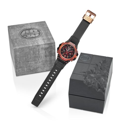 CASIO G-SHOCK MASTER OF G METAL TWISTED-G SOLAR POWERED - FLARE RED SERIE - 40th Anniversary Edition — Ansicht 2