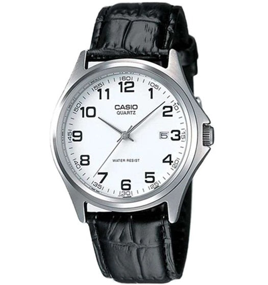 CASIO COLLECTION DATE - LEATHER, WHITE — Ansicht 1