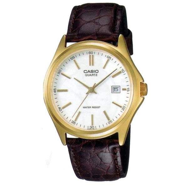 CASIO COLLECTION DATE LEATHER - WHITE — Ansicht 1