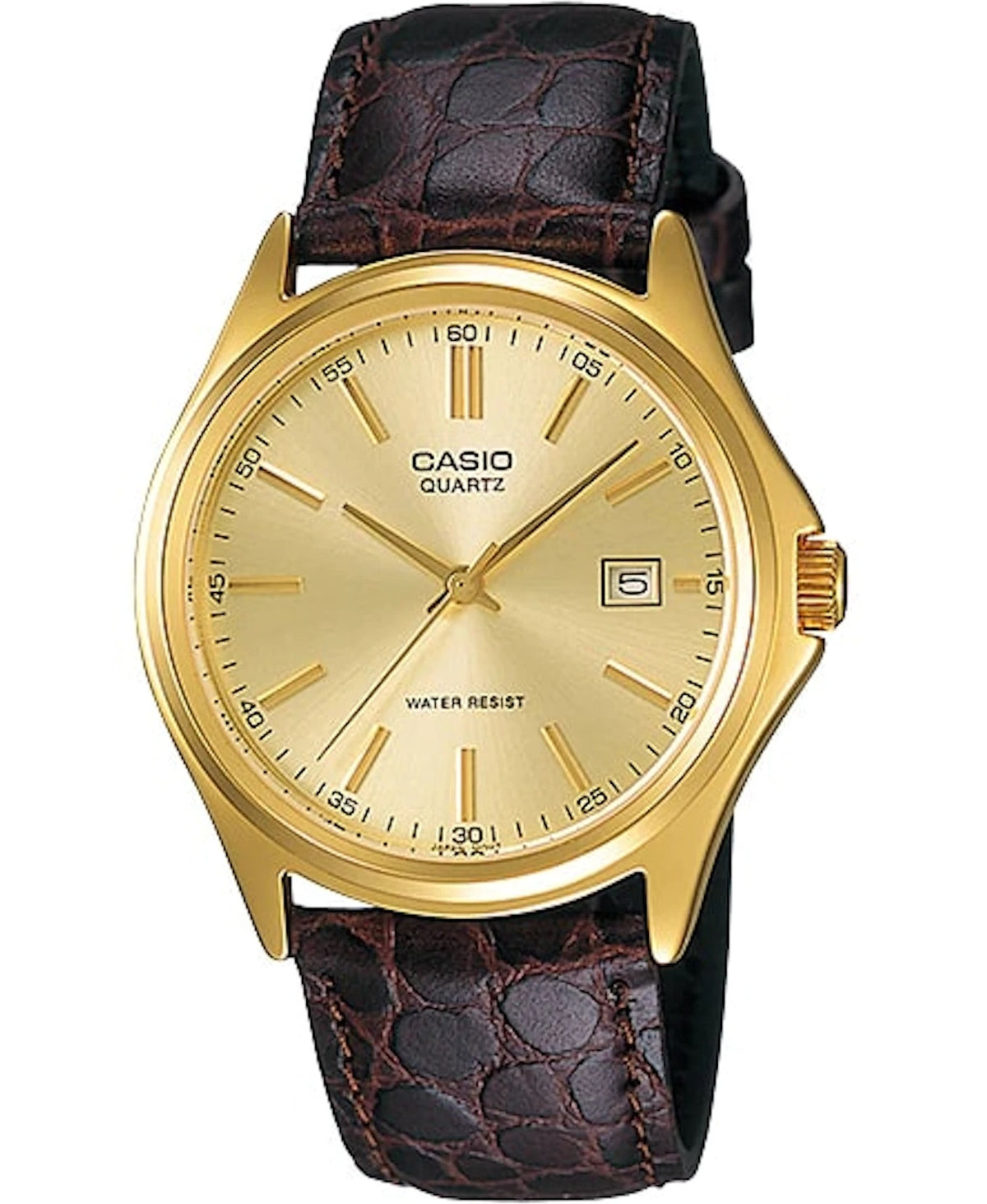 CASIO COLLECTION DATE LEATHER - GOLD — Ansicht 1