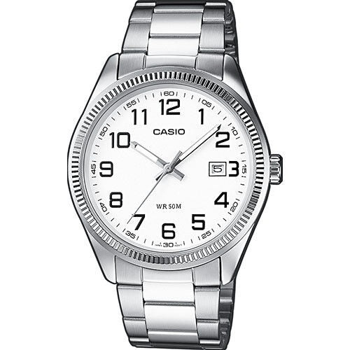 CASIO COLLECTION DATE - WHITE, ARAB NUMBERS — Ansicht 1