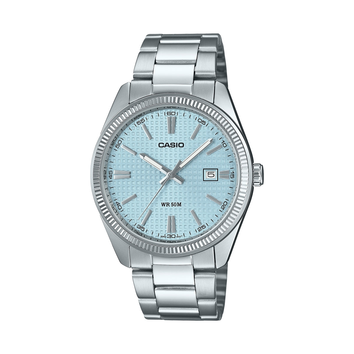 CASIO COLLECTION DATE - GOLF BALL DIAL - LIGHT BLUE — Ansicht 1