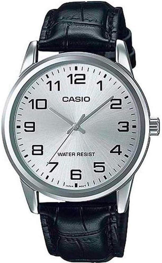 CASIO COLLECTION DATE. LEATHER - WHITE, NUMBERS — Ansicht 1